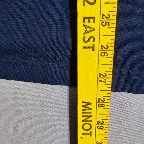 L.L.Bean crew neck long sleeve sweater men's size L blue traditional fit cotton - Picture 8 of 8